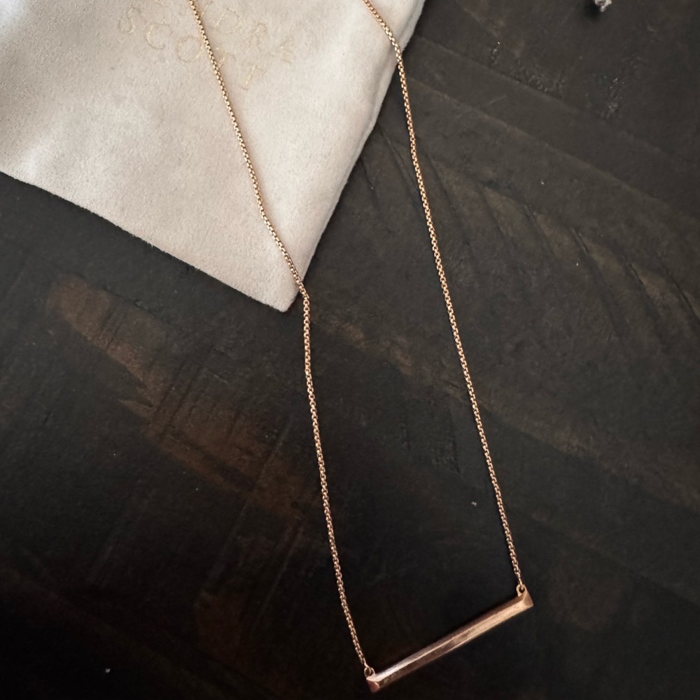 Kendra Scott Rose Gold Chain Necklace